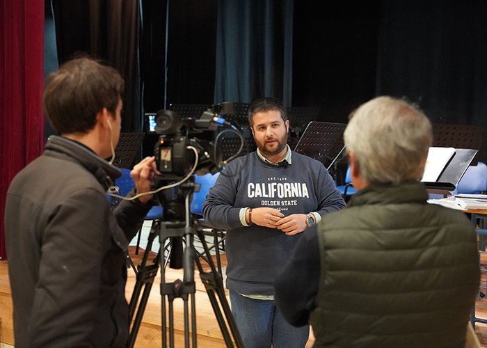 Manuel Jesús Ramos en una entrevista